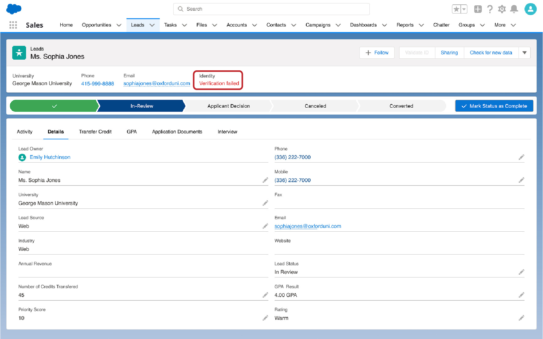 Check and Confirm Legitimacy