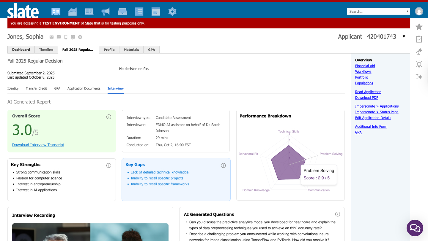Access Interview Report