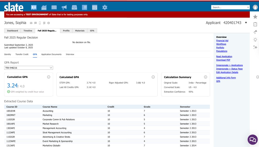 Review and Compare Outcomes